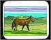 Decorated Mouse Pad with horse, equine, animal, landscape