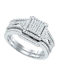 0.40CTW DIAMOND MICRO-PAVE BRIDAL RING