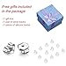 Freeman Jewels Baby Girl Earrings Sterling Silver 5mm Round-Cut Cubic Zirconia Stud Earrings
