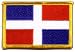 Dominican Republic without coat of arms Flag embroidered Iron-On Patch