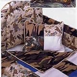 Flying Tigers 4 Piece Crib Bedding Set (Standard Bumper)