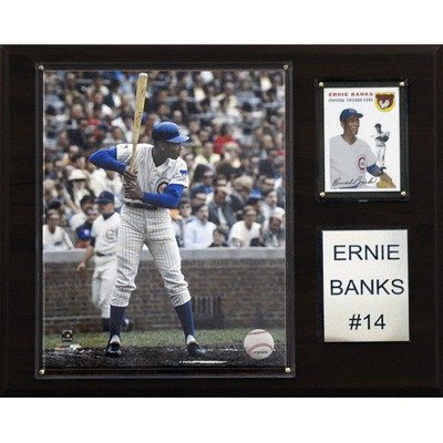 MLB Chicago Cubs Ernie Banks Player Plaque