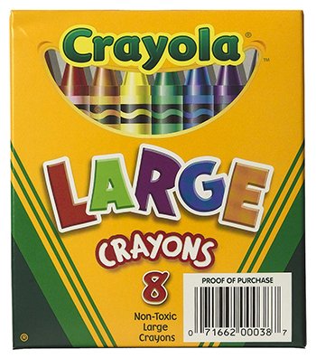 BIN520038 - Large Crayola Crayons in Lift-Lid Box