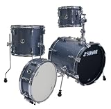 Sonor Drums SSE 12 SAFARI C1 BGS 4-Piece Drum Set with Black Galaxy Sparkle Finish