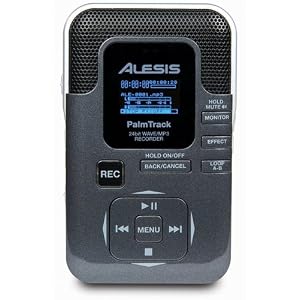 Alesis PalmTrack Handheld Portable Digital Recorder,  24-Bit SD