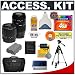 Accessory Kit for Nikon D200 D300 Digital SLR Camera with + Tamron 28-80mm f/3.5-5.6 Lens + Tamron 70-300mm f/4-5.6 Di LD Macro 1:2 AF Lens + Transcend 4GB 133X CompactFlash (CF) Card + Spare Replacement EN-EL3e Battery for Nikon + Deluxe Photo/Video 57 Tripod + Nikon SLR System Camera Case