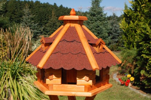Wunderschönes sechseckiges Vogelhaus, Vogelhäuschen