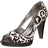 AK Anne Klein Womens Evalyn Peep-Toe Pump