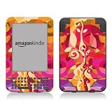 Diabloskinz Vinyl Skin/Decal for the Kindle Keyboard - Redpink Collage