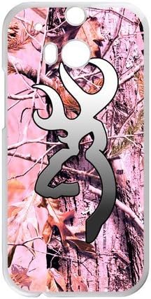 CMGOODS Retro Vintage Realtrees Real Tree Camo Browning Cutter Case Cover Sleeve Protector for Phone HTC One M8 (Laser Technology)