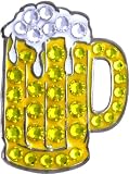Bella Crystal Hat Clip Set Beer Mug