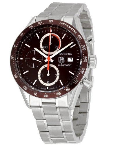 TAG Heuer Men's CV2013BA0794 Carrera Brown Dial Watch