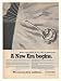1983 Hughes Aircraft Galileo Probe Spacecraft Print Ad