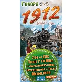Ticket to Ride Board Game Europa 1912 Expansion