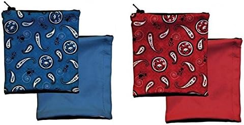 Sprigs Original Banjees Reversible Wrist Wallet Combo Pack-Ladybug Blue&amp; Red