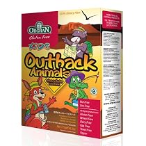 OrgraN Outback Animals Chocolate Cookies, 6.2-Ounce Boxes (Pack of 8)