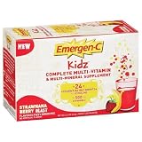 Emergen-C Kids Multi-Vitamin StrawnanaBerry 30 Packets