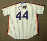 DAVID CONE New York Mets 1987 Majestic Cooperstown Throwback Home Baseball Jersey, XL
