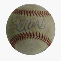 Ichiro Suzuki Autographed Johjimas 1st game - 1st hit - 1st HR 4/3/06 Game Used Baseball