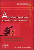 Activités physiques et développement de l enfant