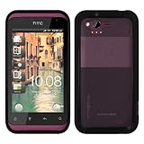 HTC Rhyme Bliss Verizon Smartphone Case Cover - Plastic with Black Rubber Trim.