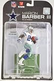 MARION BARBER III Blue Glove CHASE VARIANT #24 Dallas Cowboys Football Figure by McFarlane Toys NFL 2008 Wave 3 w/ WHITE JERSEY series 19