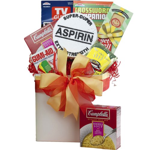 Take an Aspirin and Get Well Soon Care Package - Get Well Gift Basket