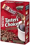 Nescafe Taster's Choice Instant Coffee, Regular, 0.49-Ounce Single Sticks, 7-Count Boxes (Pack of 24)