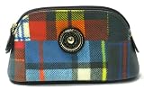 AUTHENTIC DOONEY & BOURKE SMALL PATCHED PLAID COSMETIC POUCH QP170