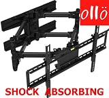 OllO MOUNTS: 37-55 Swivel / Tilting Universal TV Wall Mount Bracket * SHOCK ABSORBING * FINGER TOUCH TILT * PATENTED ARM LOCKING MECHANISM * 28 EXTENSION * FREE HDMI CABLE + FREE 6 TORPEDO LEVEL + FREE SCREEN CLEANING KIT * LCD, Plasma (664)