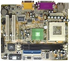 Soyo SY-7VLF-B Socket 370 Flex ATX motherboard supports up to PIII 1.0 GHz CPU. Via VT8604 chipset. 2xDIMM slots. 2xPCI slots. On-Board audio, video and LAN. A good substitute for the Asus CUSI-FX.