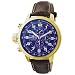 Invicta Men's Force Collection Lefty Chrono XL Brown Leather Watch #4537