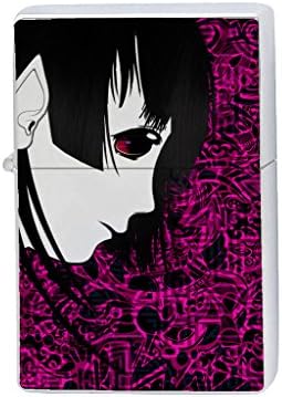 Anime Purple Princess Silver Flip Top Lighter