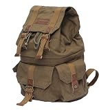 Koolertron Canvas SLR Camera Backpack With Waterproof Cover