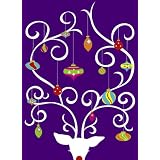 A*Press by Avanti Christmas Cards, Elegant Antlers, 10 Count