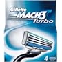 Gillette Mach 3 Turbo Refills - 4 Cartridges