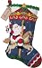 Christmas Carousel Stocking Felt Applique
