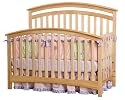 Bassettbaby Mission Bay 4 in 1 Crib, Natural