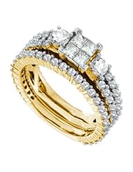 2.00CTW DIAMOND INVISIBLE BRIDAL SET