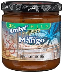 Arriba! California Style Berry Mango Fire Roasted Salsa, Mild, 16-Ounce Jars (Pack of 3)