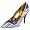 Naughty Monkey Women's Side Swiped Pump,Purple,8.5 M