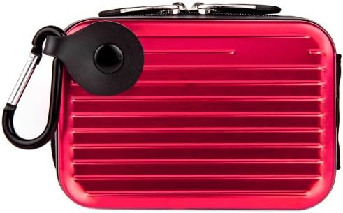 Pascal Metallic Camera Hard Case for Canon PowerShot ELPH 150 IS, 140 IS, IXUS 150, 135, 145, 340 HS, IXUS 265 HS Point and Shoot Digital Cameras (Pink)