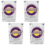 NBA Los Angeles Lakers Four Piece Square Shot Glass Set