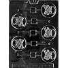 SKULL AND CROSSBONES LOLLY Halloween Candy Mold Chocolate