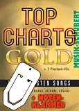 Produkt-Bild: Top Charts Gold (+ 2 Playback-CDs) inkl. praktischer Notenklammer - Die 40 besten Songs arrangiert f&uuml;r Klavier, Keyboard, Gitarre und Gesang (Top Charts Gold)