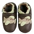 Momo Baby Soft Sole Baby Shoes - Airplane Brown