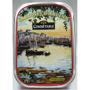Connetable Sardines D' Argent Aged French Sardines in Olive Oil 4 Oz. by 