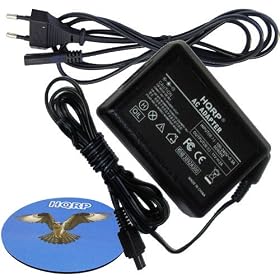 HQRP Chargeur Adaptateur Secteur compatible avec JVC AP-V14E AP-V15E AP-V17E AP-V19E AP-V20E AP-V21E GR-D360E GR-D370E GR-D640E GR-D650E GR-DF540 GR-DX37 GR-DX48 GR-DX57 GR-DX67 GR-DX77 GR-DX97 GR-SXM30 GZ-MC500E GZ-MG20E GZ-MG30E GZ-MG40E GZ-MG50E GZ-MG60E GZ-MG70E GZ-MS120 Cam�scope avec un sous-verre HQRP