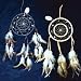Dreamcatcher Double Ring with Beads & Feathers 19.5-inch (1-pc in Random Color)