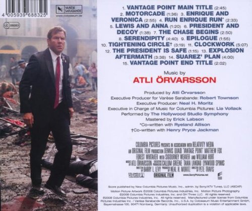 Cover image : Ost: Vantage Point